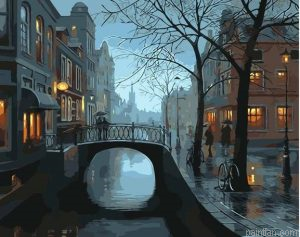 A Dark Night In London Streets Paint By Numbers.png