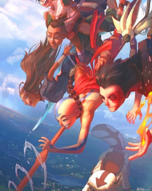 Aang Avatar The Last Airbender New Paint By Numbers.png