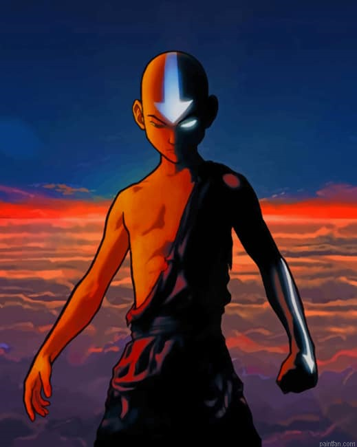 Aang The Last Airbender Anime New Paint By Numbers.png