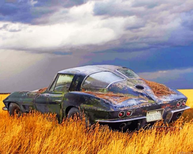 Abandoned Car New Paint By Numbers.png