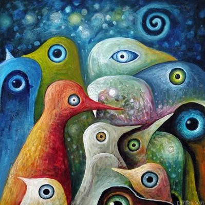 Abstract Birds Paint By Numbers.png