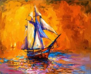 Abstract Boat Paint By Numbers.png