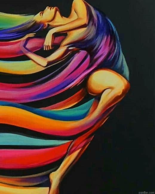 Abstract Colored Girl New Paint By Numbers.png