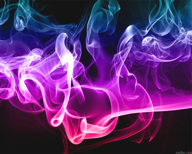 Abstract Colorful Smoke New Paint By Numbers.png