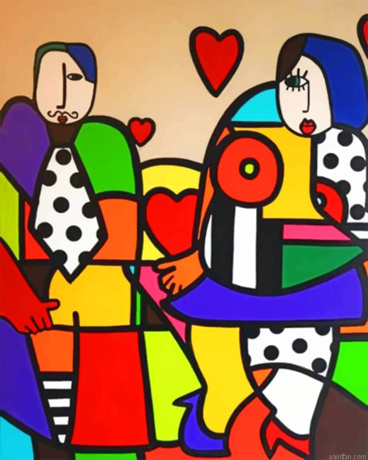 Abstract Couple Colorful Paint By Numbers.png
