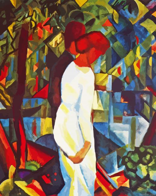 Abstract Couple In Forest Paint By Numbers.png