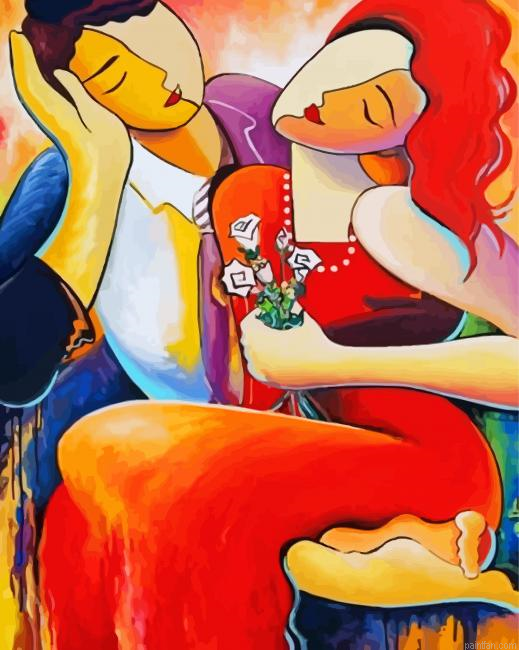Abstract Couple Paint By Number.png