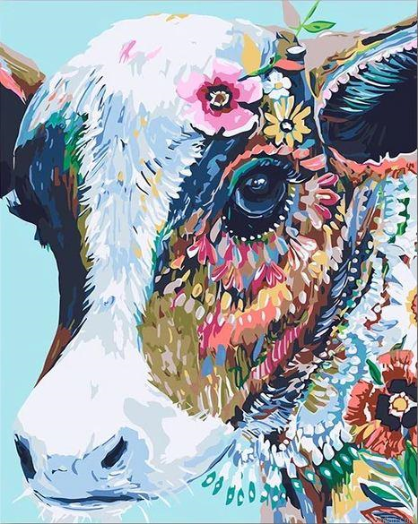 Abstract Cow Animals Paint By Numbers.png