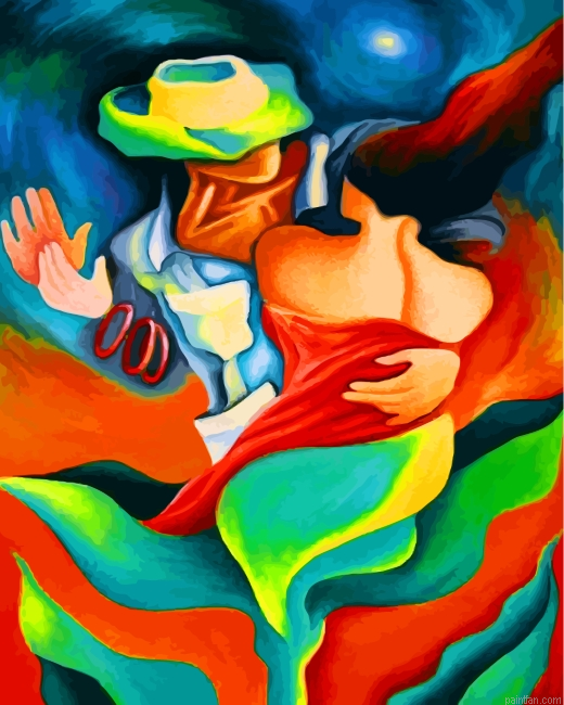 Abstract Dancers Art Paint By Number.png