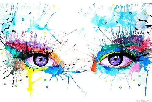 Abstract Eyes Paint By Numbers.png