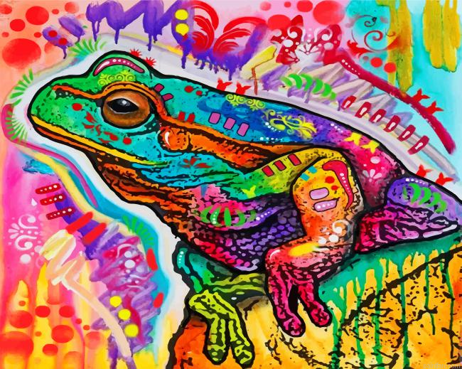 Abstract Frog Paint By Number.png