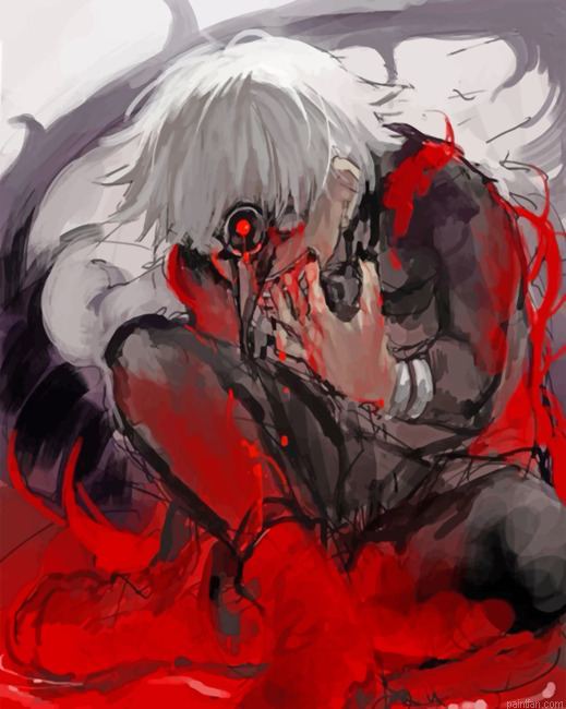 Abstract Ken Kaneki Paint By Numbers.png
