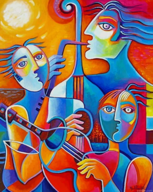 Abstract Musicians New Paint By Numbers.png