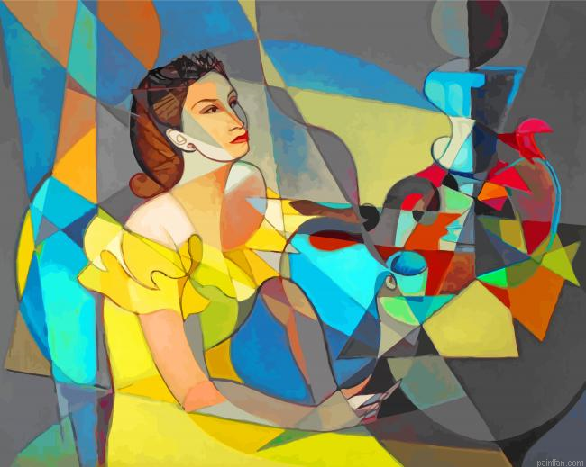 Abstract Woman Paint By Number.png