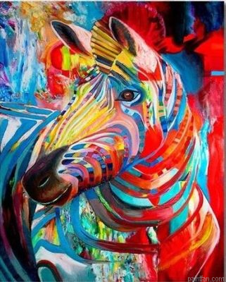 Abstract Zebra Paint By Numbers.png