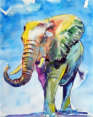 Adorable Elephant Paint By Numbers.png