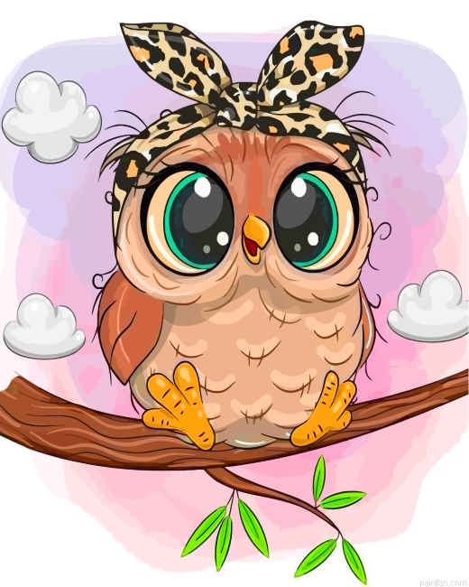 Adorable Owl Paint By Number.png