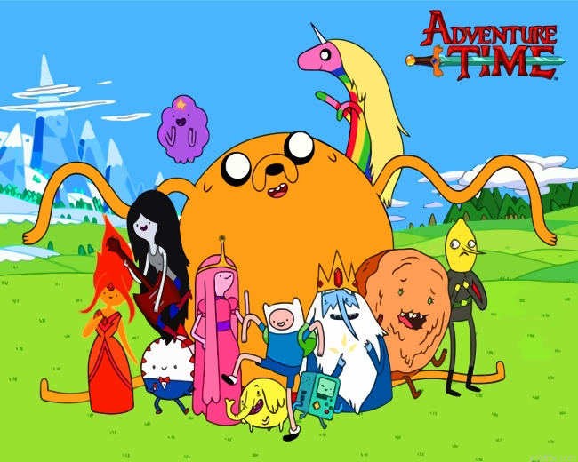 Adventure Time Characters Paint By Number.png