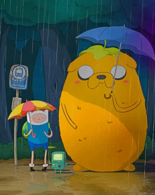 Adventure Time Totoro New Paint By Numbers.png