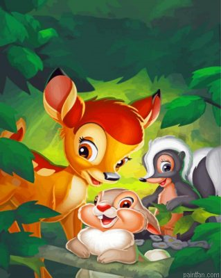 Aesthetic Bambi Paint By Number.png