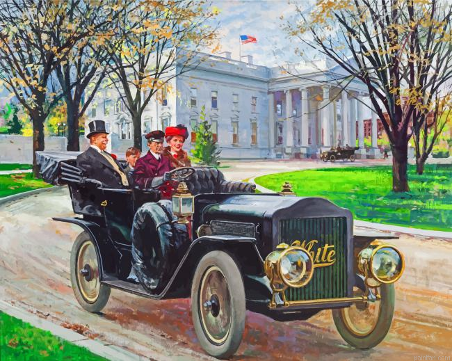Aesthetic Black Vintage Car Paint By Number.png