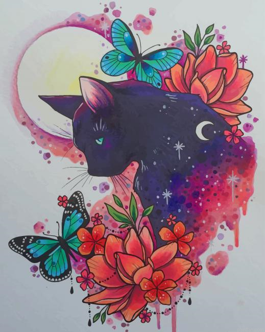 Aesthetic Cat Art New Paint By Numbers.png
