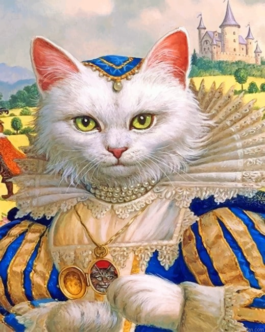 Aesthetic Classy Cat Animals Paint By Numbers.png