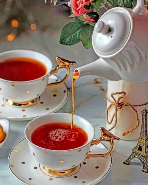 Aesthetic Classy Tea Paint By Numbers.png