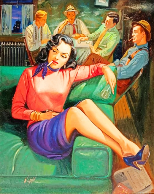 Aesthetic Classy Woman With Men New Paint By Numbers.png