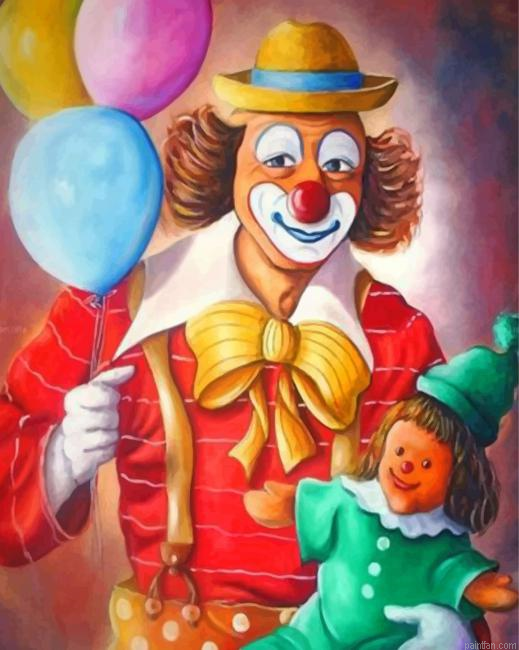 Aesthetic Clown Paint By Number.png