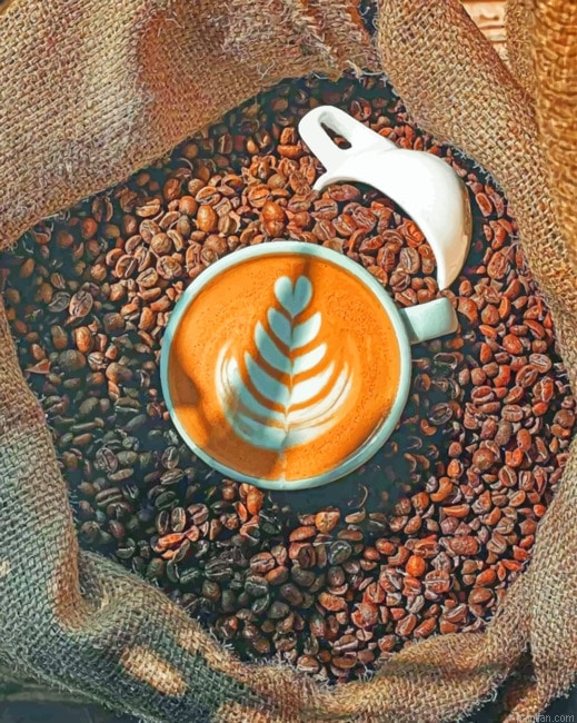 Aesthetic Coffee Drinks Paint By Numbers.png
