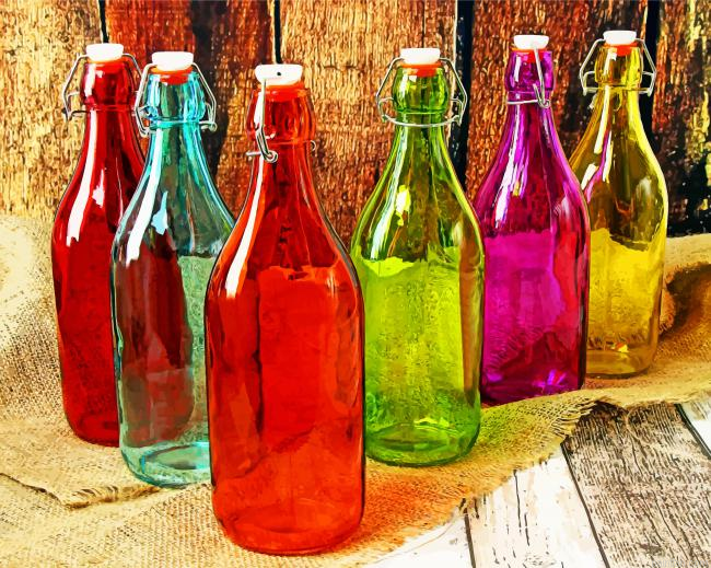 Aesthetic Colored Bottles Paint By Number.png