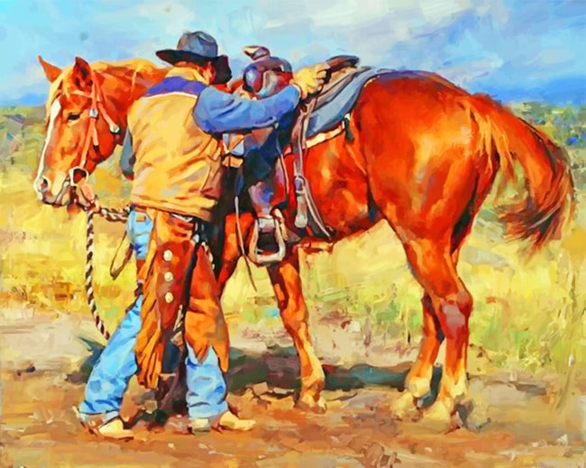 Aesthetic Cowboy Western Paint By Numbers.png