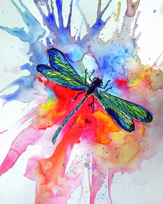 Aesthetic Dragonfly Paint By Numbers.png
