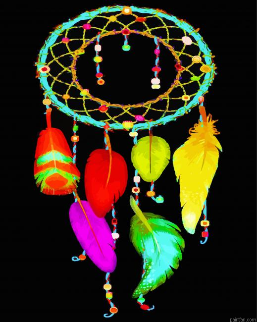 Aesthetic Dream Catcher Paint By Number.png