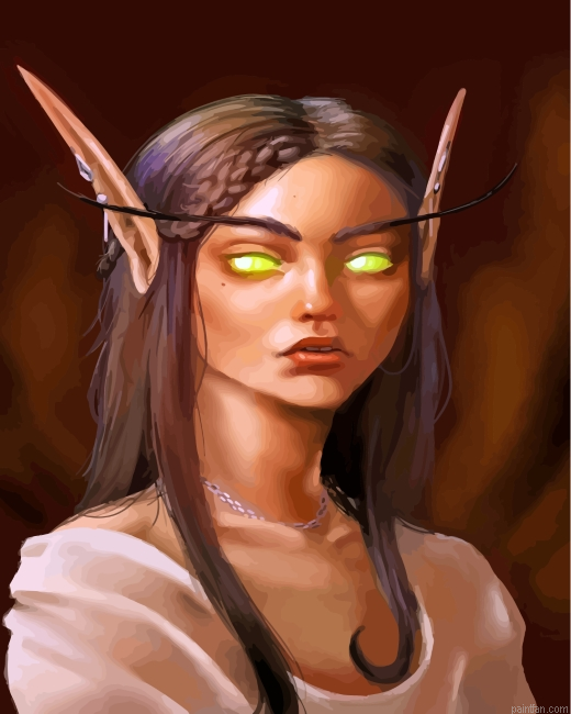Aesthetic Elf Woman Paint By Number.png