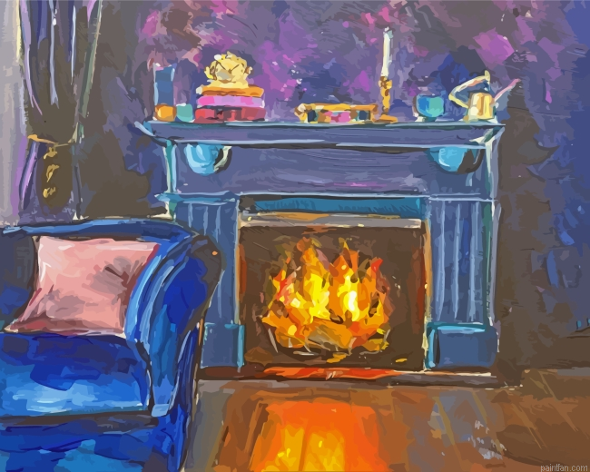 Aesthetic Fireplace Paint By Number.png