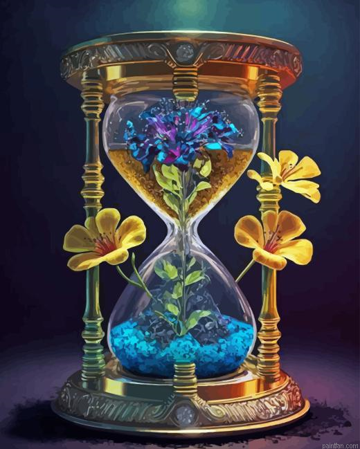 Aesthetic Hourglasses Paint By Numbers.png