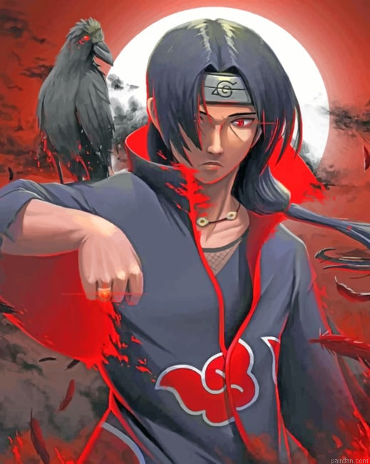 Aesthetic Itachi Anime Paint By Numbers.png