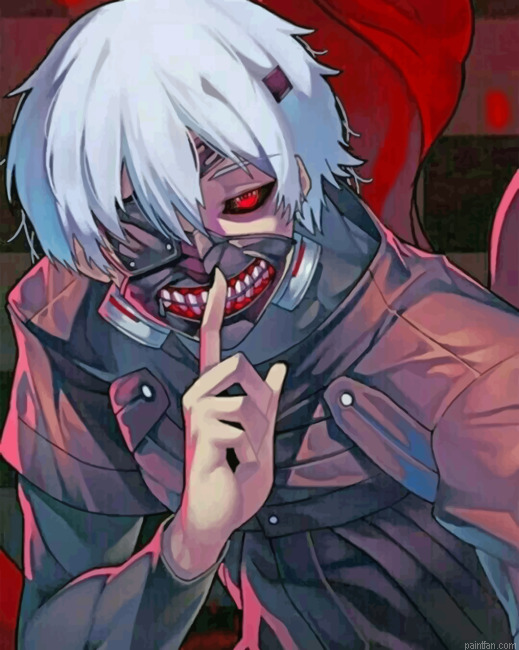 Aesthetic Kaneki Paint By Numbers.png