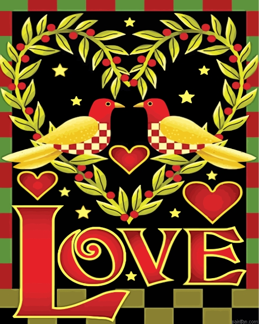 Aesthetic Love Birds Paint By Number.png