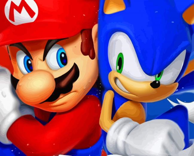 Aesthetic Mario Sonic Paint By Numbers.png