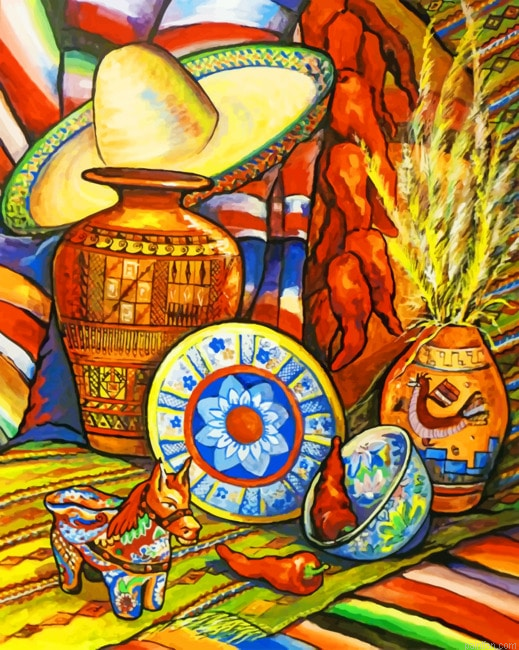 Aesthetic Mexican Decoration Paint By Numbers.png