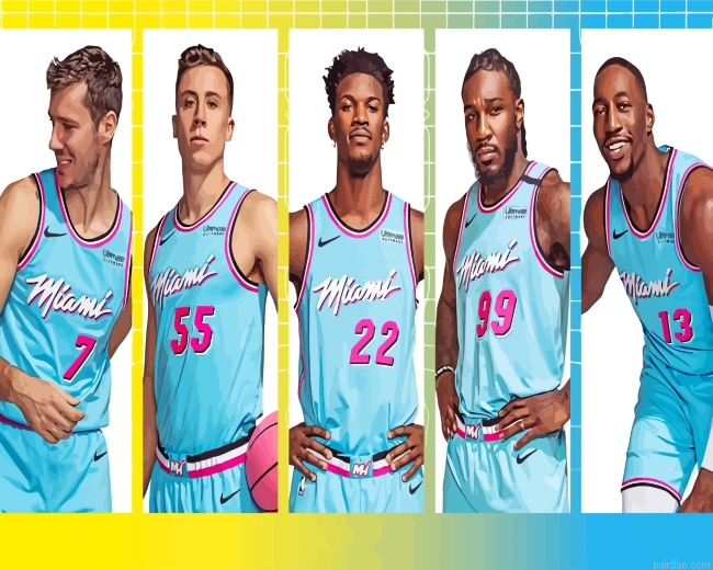 Aesthetic Miami Heat Paint By Number.png