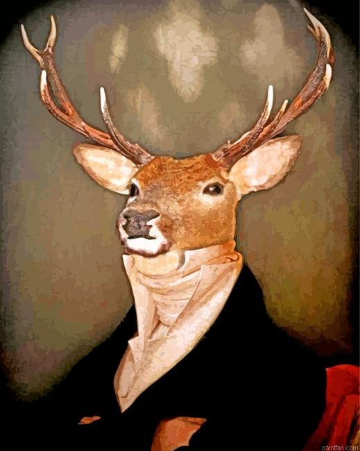Aesthetic Mr Deer Paint By Number.png