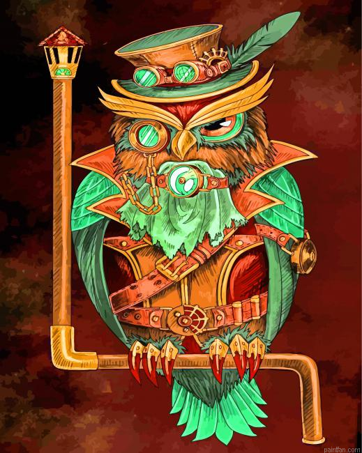 Aesthetic Owl Paint By Numbers.png