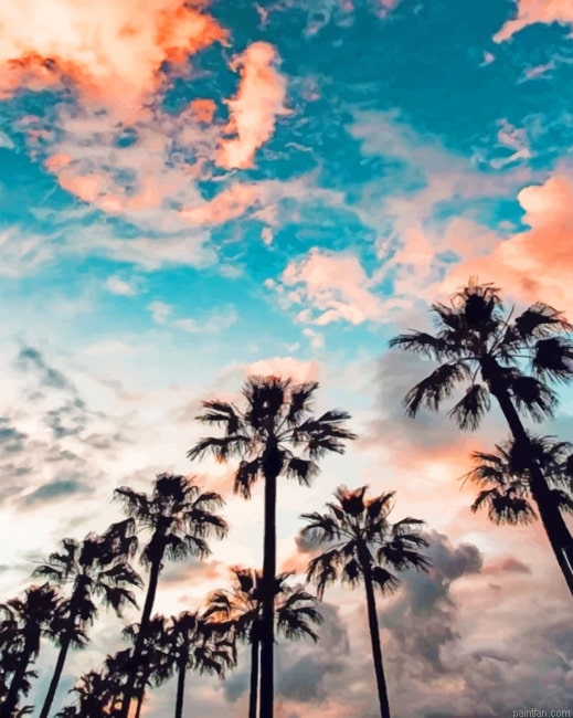 Aesthetic Palm Trees New Paint By Numbers.png