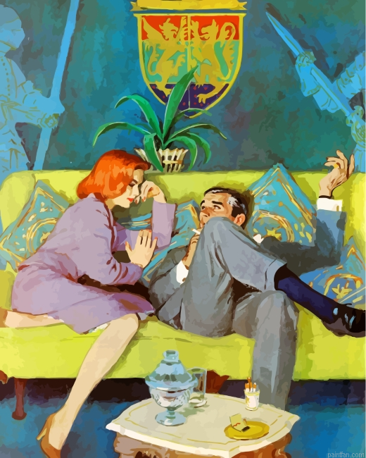 Aesthetic Retro Couple Paint By Number.png