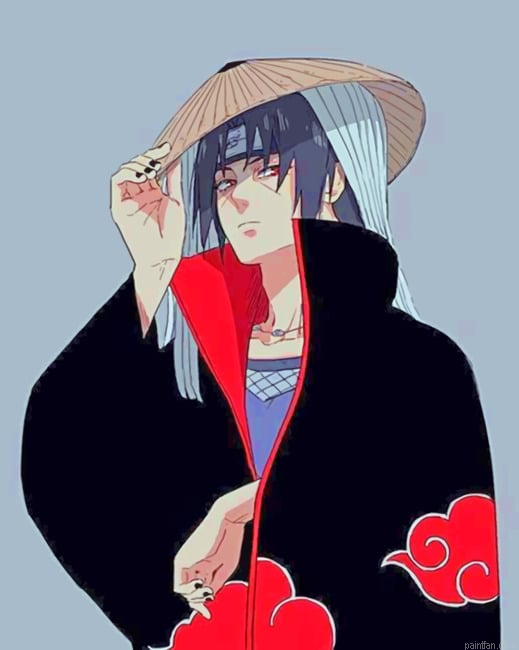 Aesthetic Sasuke New Paint By Numbers.png