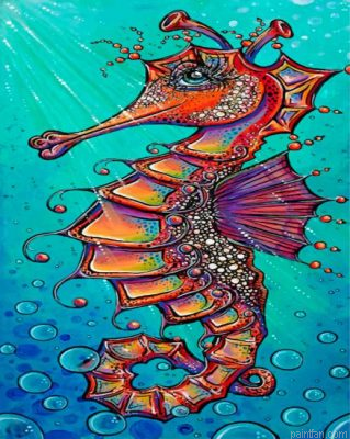 Aesthetic Seahorse Paint By Number.png